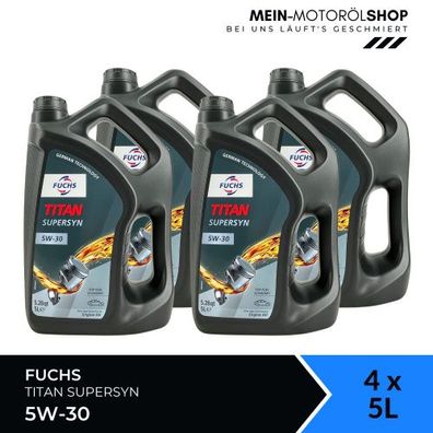 Fuchs Titan Supersyn 5W-30 4x5 Liter