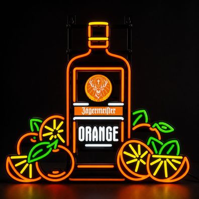 Jägermeister Orange LED-Neonschild