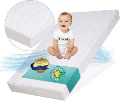 Best For Kids Kindermatratze Rollmatratze Waschbarer Bezug Komfort Atmungsaktiv weich
