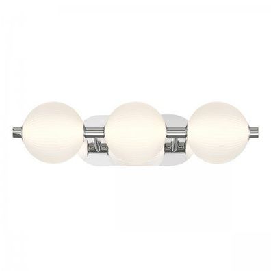 Elstead Lighting LED Wandleuchte Palmas 3-flammig 3000K Poliertes Nickel