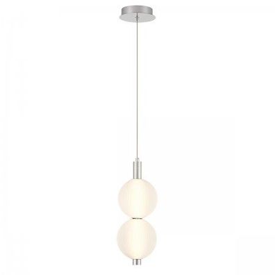 Elstead Lighting LED Pendelleuchte Palmas 2-flammig 3000K Poliertes Nickel