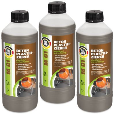 Betonverflüssiger Plastifizierer 3L Betonzusatzmittel Verzögerer Rostschutz M01