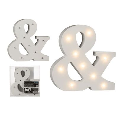 OOTB Beleuchtetes Holz-Zeichen & mit 9 LED