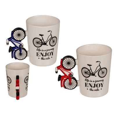 OOTB Becher Fahrrad mit Fahrradgriff ca. 12 x 9 cm