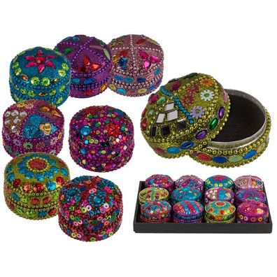 OOTB Bunte Schmuckdose mit orientalischem Design