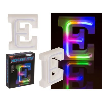 OOTB Neon-Leuchtbuchstabe E Höhe:16 cm