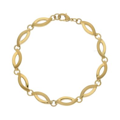 Boccia Armband Damen 03001-04 Titan, Gold plattiert