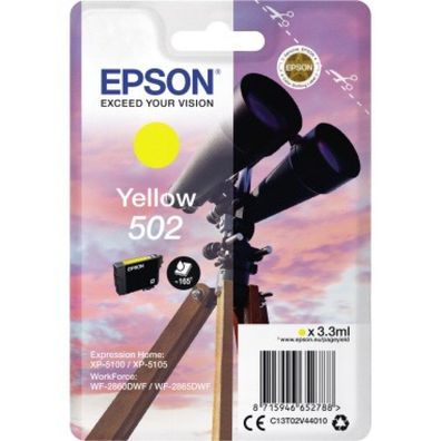 Epson Druckerpatrone 502 (C13T02V44010) gelb
