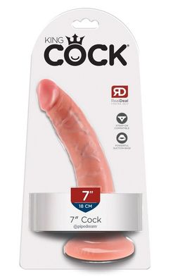 Pipedream King 7“ Cock Dildo realistisch Natur Saugfuß