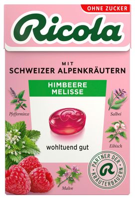 Ricola Himbeere Melisse ohne Zucker (50 g)