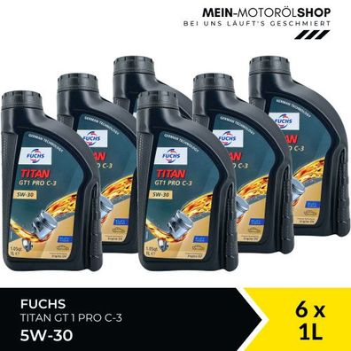 Fuchs Titan GT1 PRO C-3 5W-30 6x1 Liter