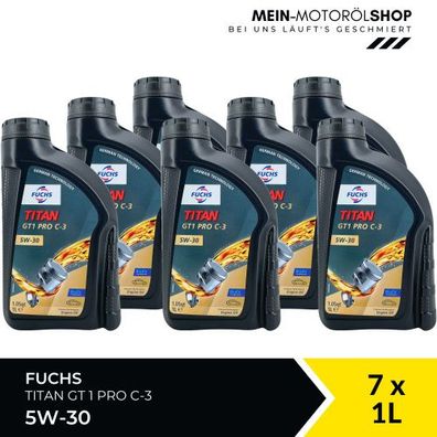 Fuchs Titan GT1 PRO C-3 5W-30 7x1 Liter