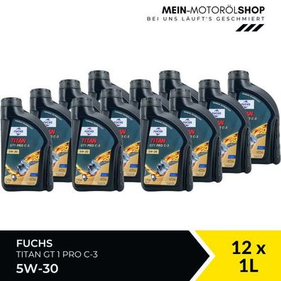 Fuchs Titan GT1 PRO C-3 5W-30 12x1 Liter