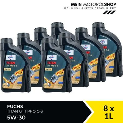 Fuchs Titan GT1 PRO C-3 5W-30 8x1 Liter