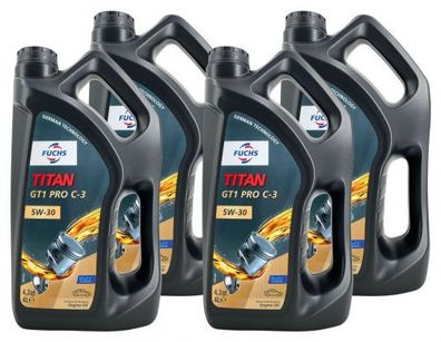 Fuchs Titan GT1 PRO C-3 5W-30 4x4 Liter