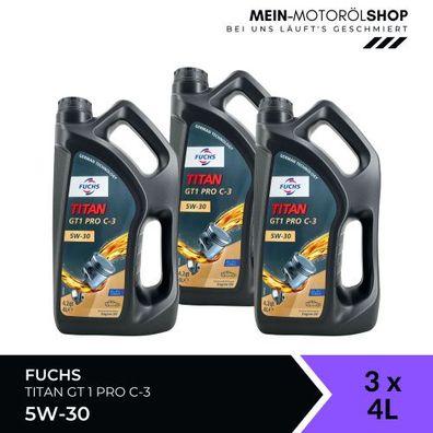 Fuchs Titan GT1 PRO C-3 5W-30 3x4 Liter