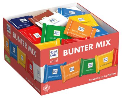 Ritter Sport Bunte Mix mini (84 Stück, 1,4 kg)