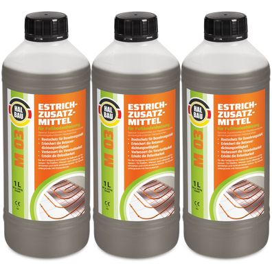 Estrichzusatzmittel 3L Fußbodenheizung Heizestriche Beton Plastifizierer M03
