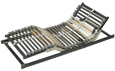 Lattenrost 90x190cm Flachmotorrahmen - bis 130kg belastbar - (3342)