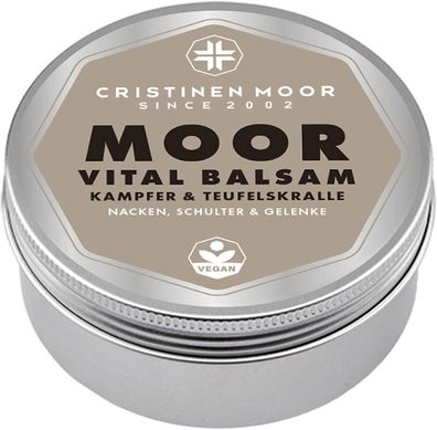 CristinenMoor Moor Vital Balsam I Moor Salbe I Mooreinreibung mit Naturmoor 200 ml
