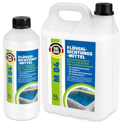 Flüssiger Dichtungsmittel 1-50L Verflüssiger Beton Zementestrich Mörtelzusatz M04