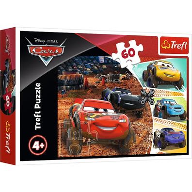 Disney Cars 3 - Puzzle 60 Teile Autos Kinderpuzzle Lightning McQueen