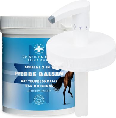 CristinenMoor Pferdebalsam mit Teufelskralle: Das Original 2 in 1 | 1 L mit Spender