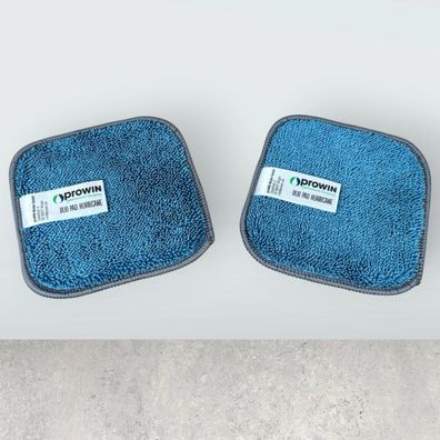 Prowin Duo Pad Hurricane 13x13cm - 2er Set - Blau