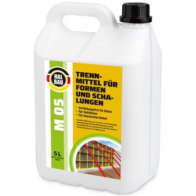Trennmittel für Schalungen Gips/ Beton/ Mörtel Schalöl Formentrennmittel 5L M05