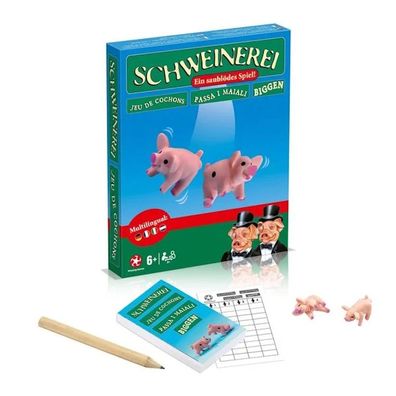 Winning Moves 64169 - Schweinerei neue Version - Party-Würfelspiel