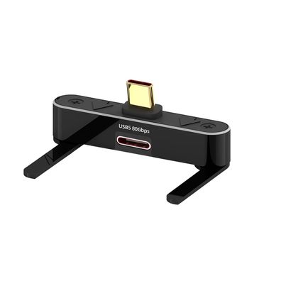 C80 USB-C Handyhalter Adapter 240W PD 80Gbps Video Typ C Schnellladung klappbar