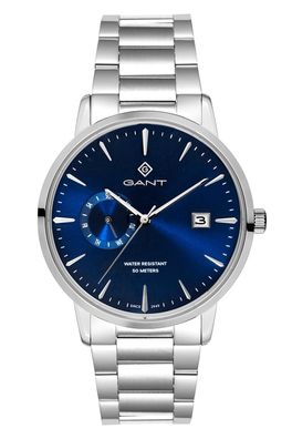 Gant Herren-Armbanduhr Quarz East Hill Stahl/Blau G165018