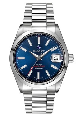 Gant Quarz-Herrenuhr Eastham Stahl/Blau G161020