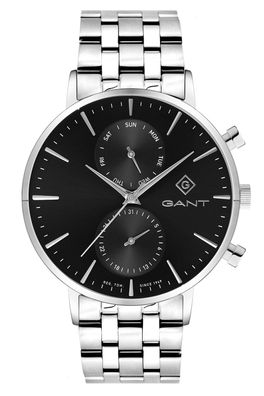 Gant Herrenuhr Park Hill Day-Date II Multifunktion Stahl/Schwarz G121012