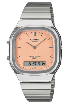 Casio Edgy Collection Armbanduhr Ana-Digi Pfirsich AQ-240E-4AEF