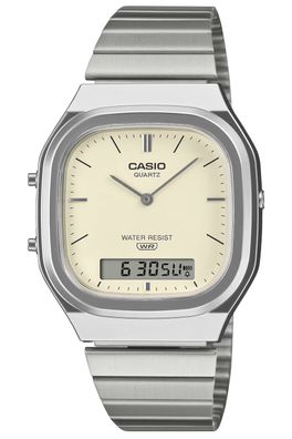 Casio Edgy Collection Armbanduhr AnaDigi Crème AQ-240E-7A2EF