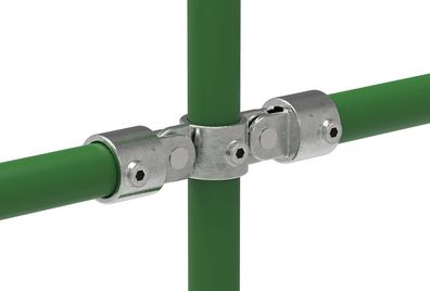 Rohrverbinder | Gelenkstück doppelt 180° | 167E60 | 60,3 mm | 2" | Feuerverzinkt u