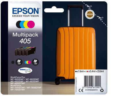 Epson 405 Multipack - 4er-Pack - Schwarz, Gelb, Cyan, Magenta - Original - Blister mi