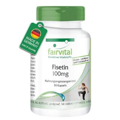 Fisetin 100mg - 90 Kapseln aus japanischem Wachsbaum - fairvital