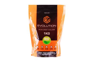 Evolution High Performance Airsoft BIO BBs, 6 mm 0,25 g, 4.000 Stück