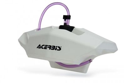 Zusatztank Acerbis 2,1 L Lenkertank fuel tank Enduro Cross Motorrad wei?