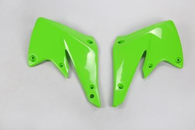 Kühlerverkleidung Tankspoiler scoops passt an Kawasaki Kxf Kx250f 04-05 grün