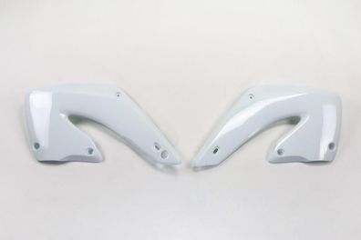 Tankverkleidung Kühlerschutz radiator passt an Honda Cr 125 250 R 00-01 weiß