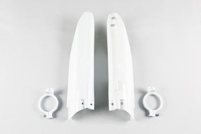 Gabelschutz Gabelprotektoren fork guards passt an Suzuki Rm 125 250 99-03 weiß