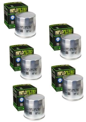 5x Hiflo HF163 Ölfilter oilfilter passt an Bmw K 75 85-97 100 1200 R 1100 R 1150