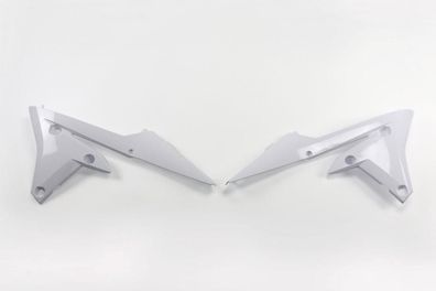 Tankverkleidung Kühlerschutz radiator scoops passt an Yamaha Yzf 250 14-18 weiß