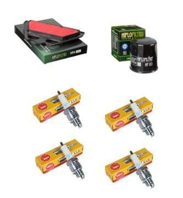 Wartungssatz Ölfilterset Zündkerze spark splug passt an Kawasaki Z 900 17-23