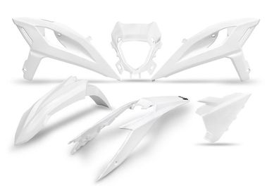 Verkleidungssatz Plastiksatz plastic kit passt an Beta Rr 250 450 25-26 weiß