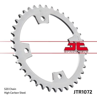 Kettenrad 38 Z?hne sprocket passt an Arctic Cat Dvx 300 08-16 passt an Kymco Kxr