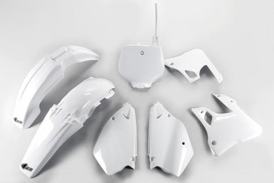 Verkleidungssatz Plastiksatz plastic kit passt an Yamaha Yz 125 250 96-99 weiß